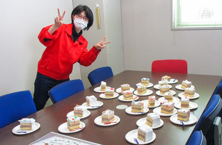 12月 ケーキのプレゼント